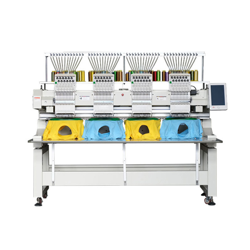Machine de broderie informatisée à quatre têtes à grande vitesse