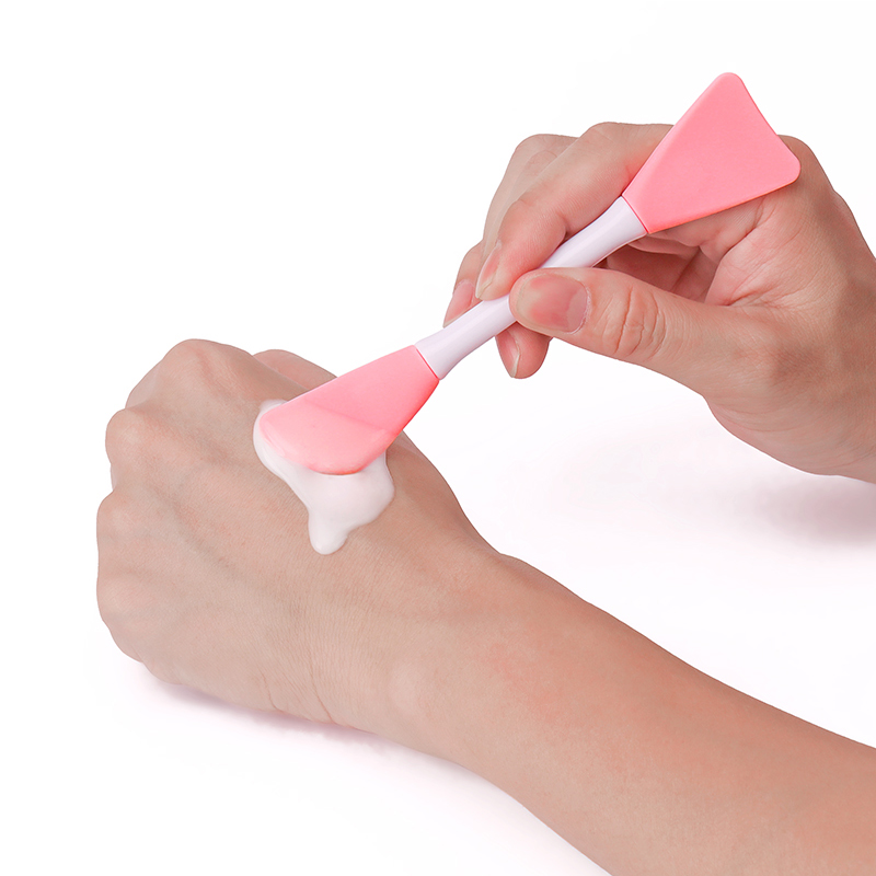 Outil de mélange de masque en silicone - applicateur de pinceau en silicone et spatule de massage pour le mélange de masque de boue - Cadeau d'outils de beauté