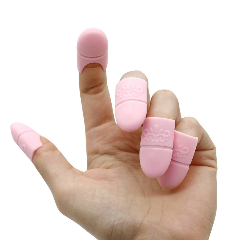 Débranteur à ongles en silicone facile à retirer du gel ou du vernis à ongles, ensemble de déménagement en silicone réutilisable