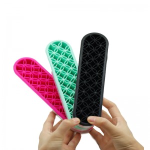Porte-pinceau de maquillage en silicone, organisateur de pinceaux de maquillage en silicone, organisateur de pinceaux à ongles polyvalents pour les outils d\'artisanat à coudre, brosses de peinture, stockage outils fixe