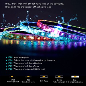 WS2811 30leds/m RVB Digital Strip