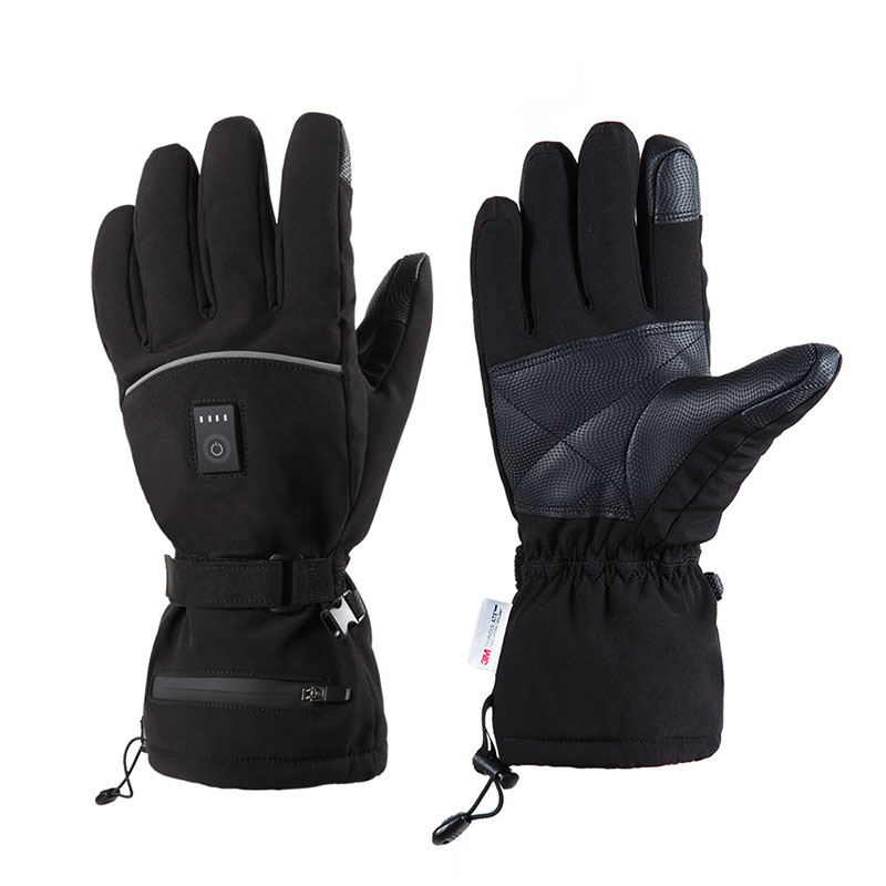 Gants chauffants de ski pour femmes Gants de chauffage à écran tactile imperméable