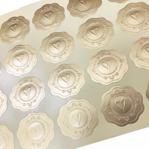 Étiquettes auto-adhésives personnalisées personnalisées