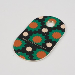 Custom Fashion Design Logo Nom de marque de haute qualité Papier personnalisé Paper Hangs avec corde à cordes pour les vêtements respectueux de l\'environnement