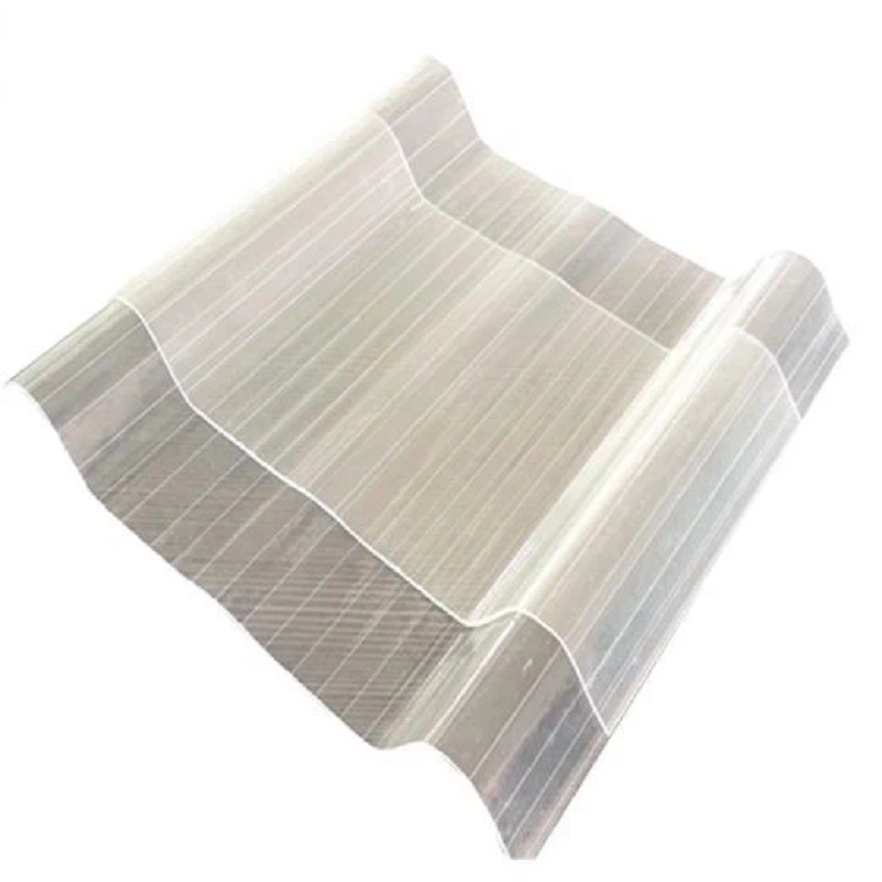 Carreaux de toiture en fibre de verre transparent FRP