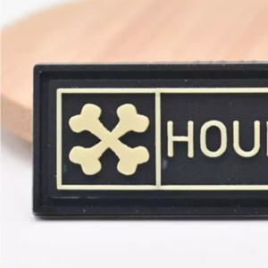 Patch de marque personnalisée en silicone doux pour l\'environnement en PVC