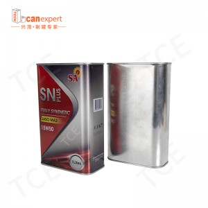 Top Sale Feak Proof 1L Emballage d\'huile d\'emballage carré