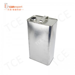 Le récipient en étain métallique rectangulaire carré peut pour la colle/engine huile/machine huile/solvent/paint emballage