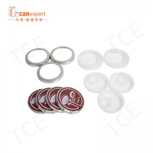 TCE- Les accessoires de plaquette de pression de la meilleure vente de l\'étain peuvent les accessoires de bouchons de pression