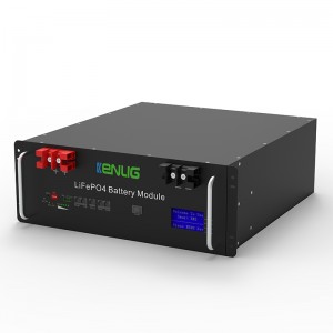 51.2V 100/150/200AH LIFEPO4 Lithium Ion Battery Energy Storage System dans les systèmes d\'énergie solaire avec LCD
