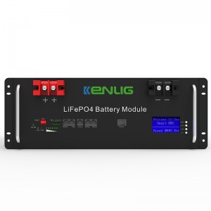 51.2V 100/150/200AH LIFEPO4 Lithium Ion Battery Energy Storage System dans les systèmes d\'énergie solaire avec LCD