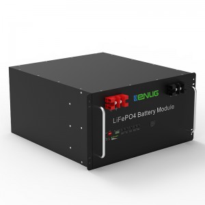 Rack monté 48V 100/150 200AH LIFEPO4 APPRIMANCES HOME RS232/RS485/CAN Communication Fast Charging Lithium Ion Battery