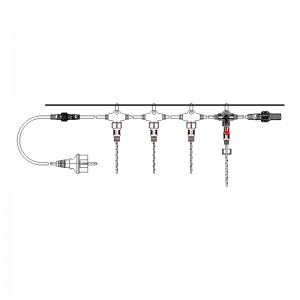 Ensemble de lumière de Noël LED