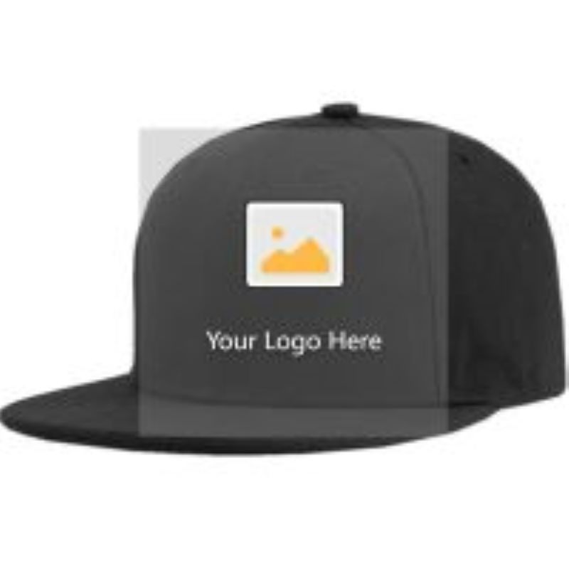 Gorras en gros Gorras Custom ajusté Chatle de baseball avec logo de broderie 3D à bord plat