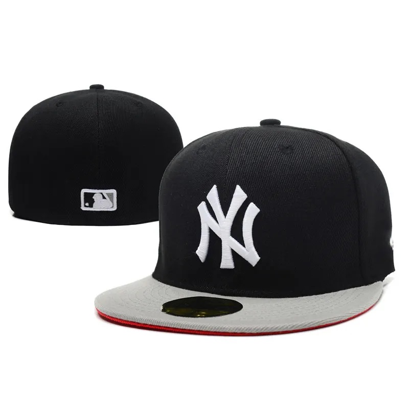 2023 Fashion Custom 6 Panneau à bord plat plat Broidered Logo Men \\ Sports Sports Baseball Capes de baseball pour grosse