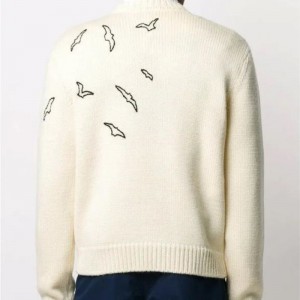 OEM Winter Jacquard Wool Pull Men Pullor Trithed Trithed Pull