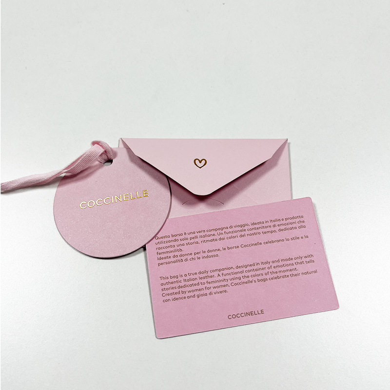 Étiquettes de cartes papier personnalisées Premium enveloppe en papier