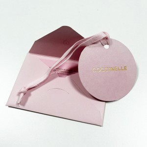 Étiquettes de cartes papier personnalisées Premium enveloppe en papier