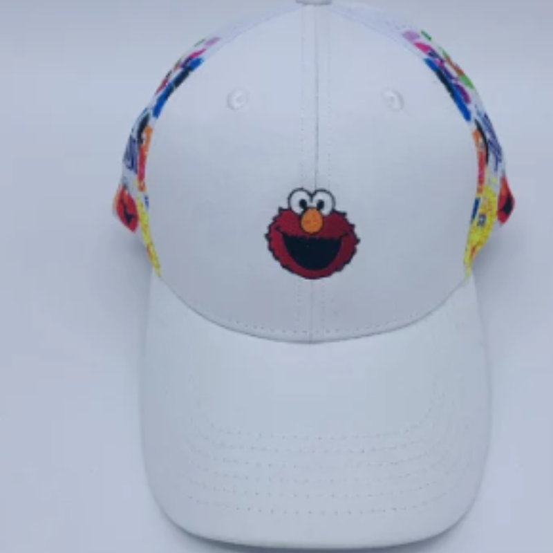 Chapeau de baseball en coton avec imprime en maille latérale