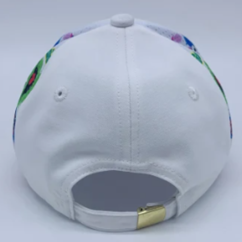 Chapeau de baseball en coton avec imprime en maille latérale