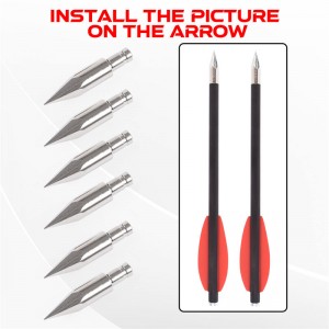 Elongarrow 151061 65 grain pointes pour les boulons de flèche ID4.2 mm
