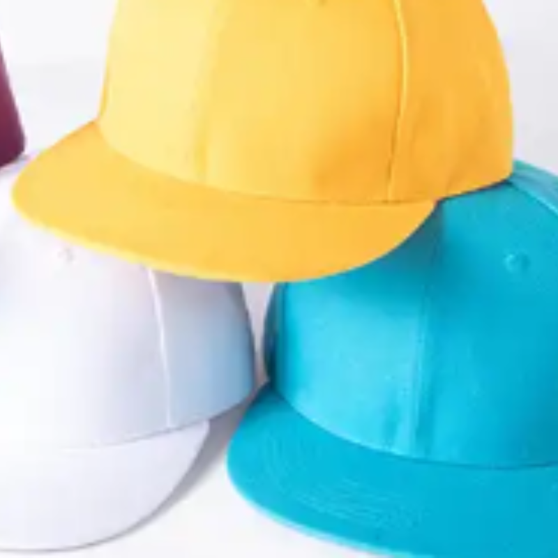 Logo personnalisé broderie Imprimer un chapeau à bord plat blanc Plain 5 Panneau Snapback Capes de baseball ajusté
