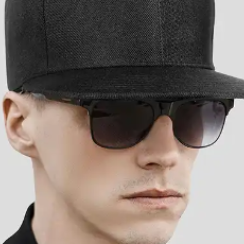 Logo personnalisé broderie Imprimer un chapeau à bord plat blanc Plain 5 Panneau Snapback Capes de baseball ajusté