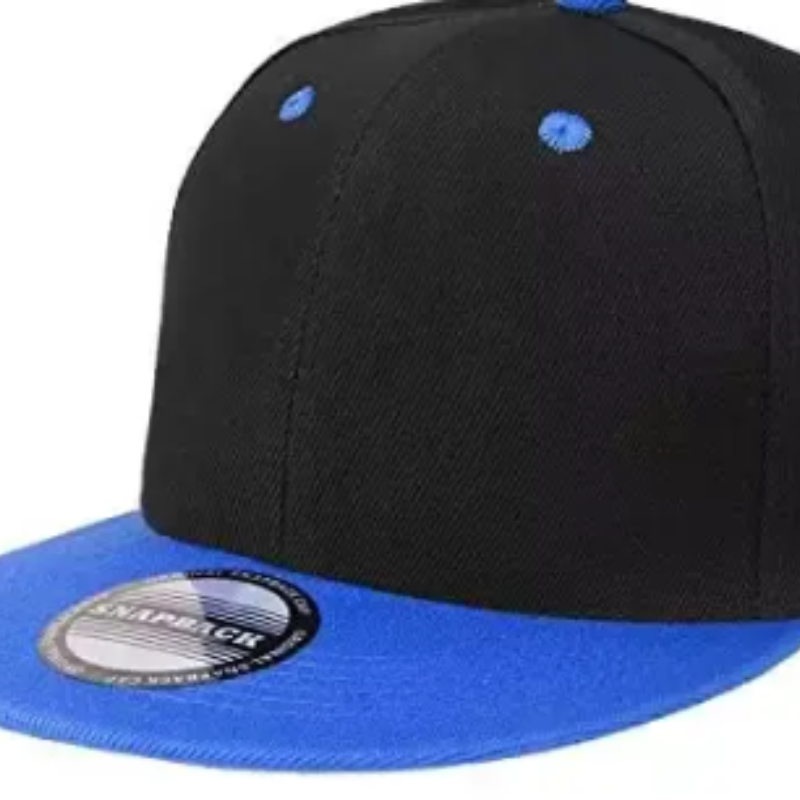 Logo personnalisé broderie Imprimer un chapeau à bord plat blanc Plain 5 Panneau Snapback Capes de baseball ajusté