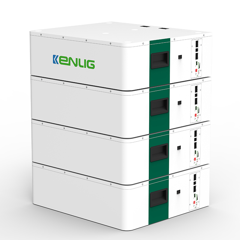 51.2V 100AH ​​/200AH Batterie de stockage d'énergie Batteries rechargeables à ion lithium empilable pour Houseold