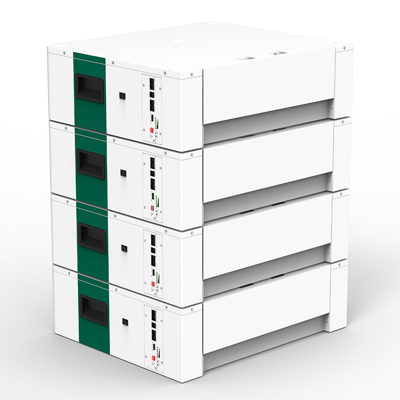 51.2V 100AH ​​/200AH Batterie de stockage d'énergie Batteries rechargeables à ion lithium empilable pour Houseold