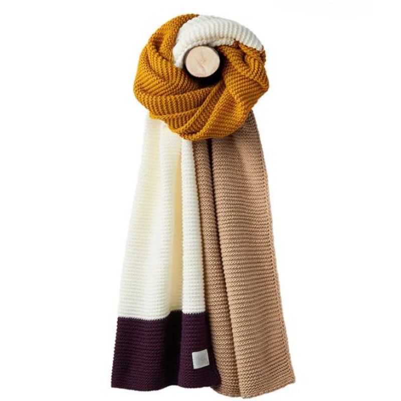 Nouveaux arrivants sur mesure Écharpe de voyage d'hiver surdimensionné en tricot en laine cachemire pour femmes