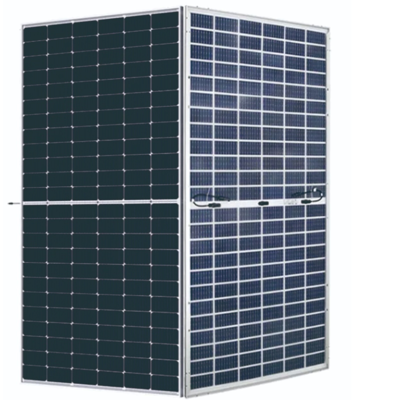 Bonne qualité prix 385 watt -610 watt panneaux solaires Système de doubles lunettes à double côtés