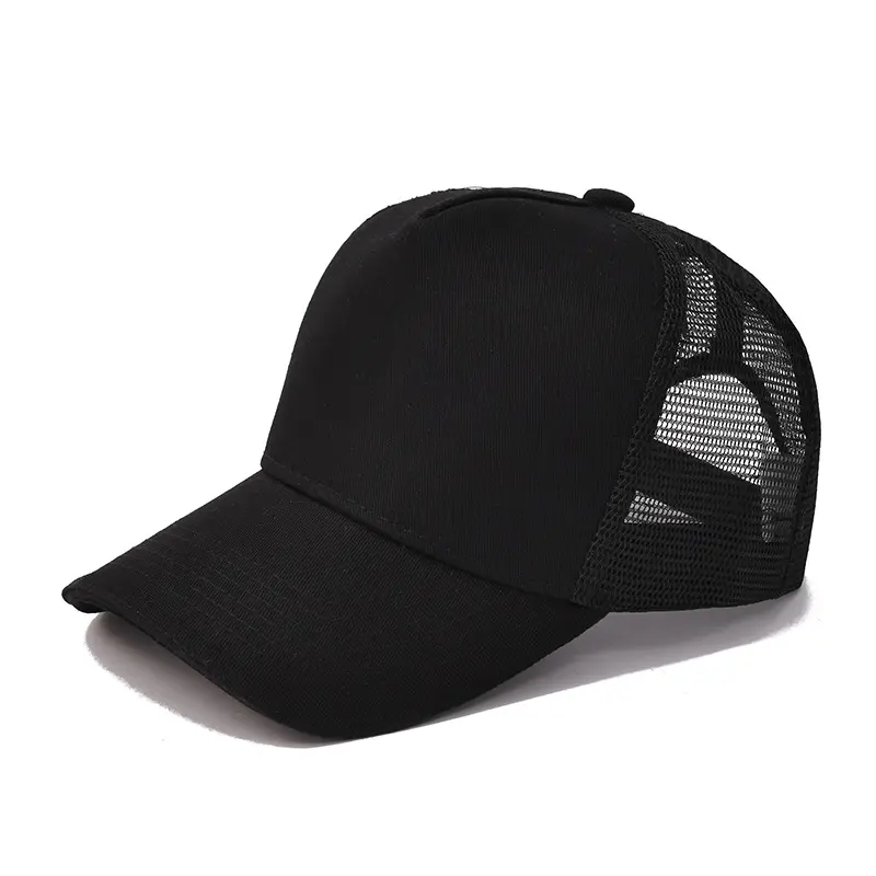Personnalisable Logo OEM Summer Mesh Baseball Cap Baseball Cap Unisexe Mesh Hat pour hommes Femmes