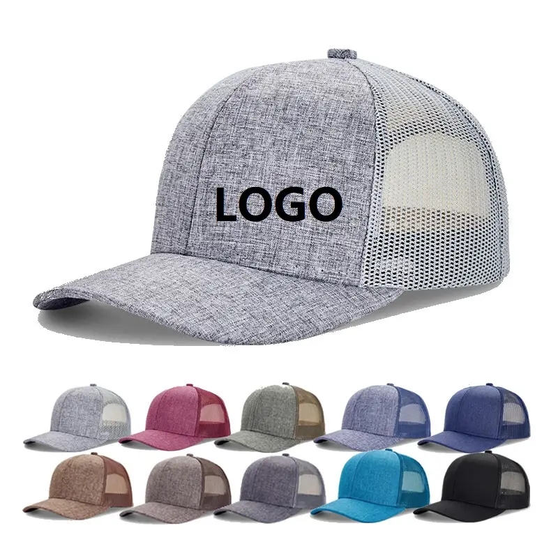 Logo personnalisé Nouveau capuchon de camion Mesh Baseball Snapback Unisexe Taille réglable Caps sport