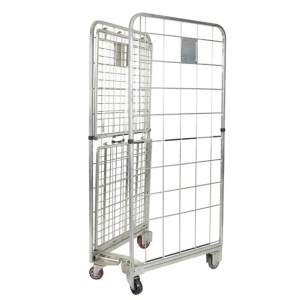 Récipient en rouleau pliable à 2 côtés