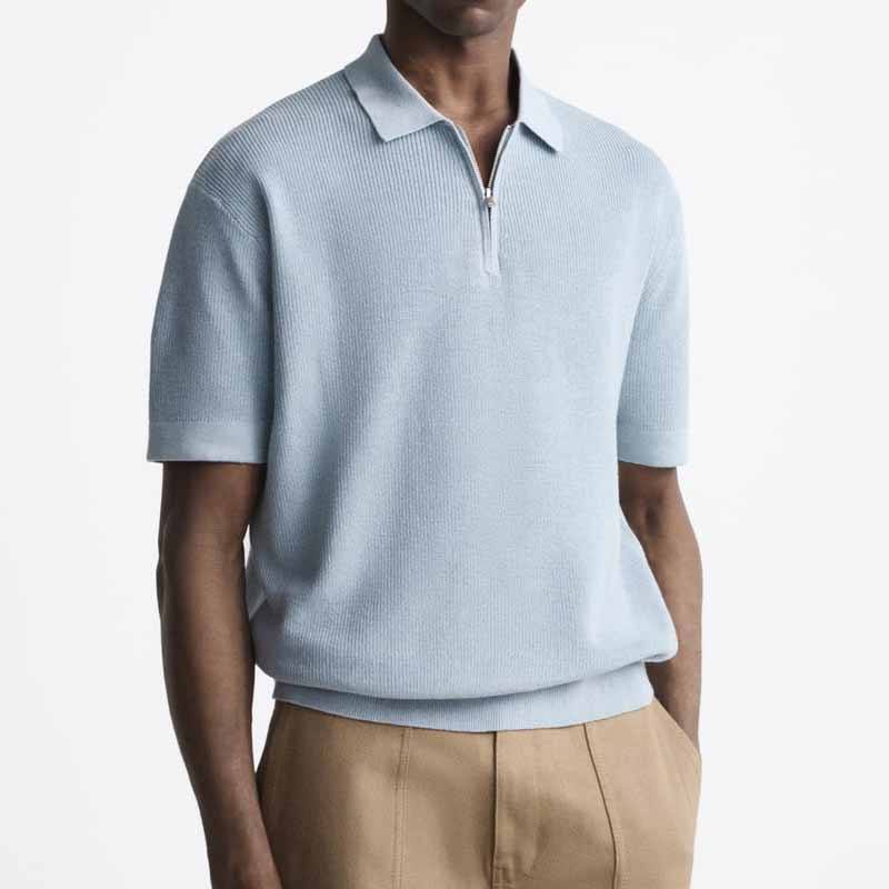 Polo en tricots pour hommes de haute qualité 100% coton en tricot de polo concepteur