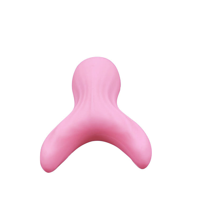 jouet sexuel adulte vibrant la baguette de vibrateur (grande fourche de poisson rose)