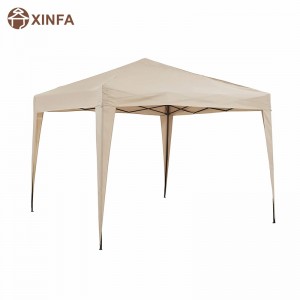 Crosley Furniture Hampton Gazebo extérieur pliable, 10 \\\\ \'x 10 \\\\\' - Tan