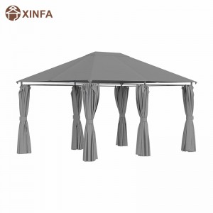 10 \\\\ \'x 13 \\\\\' SHELTER DE COMPAUX DE GAZEBO PATIO EXTÉRIEUR AVEC 6 LATÉES AMOVABLES, GRENE