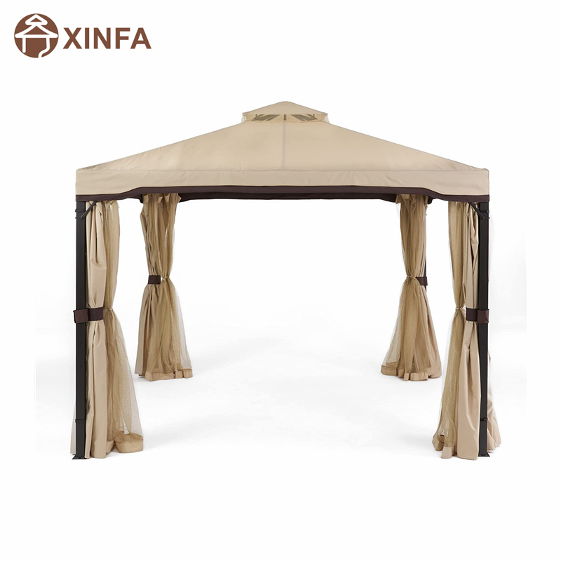 10 \\ 'x 10 \\' Gazébo Block Sun Shade Canopy, tente imperméable, gazebo extérieur avec rideaux