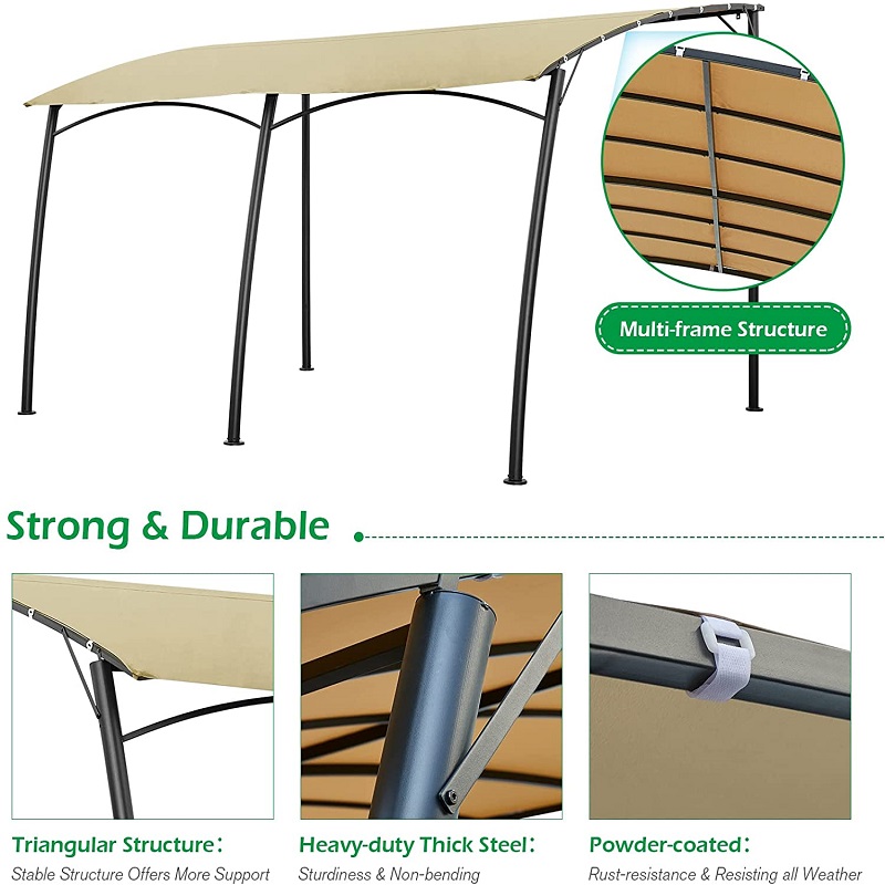 Barbecue extérieure Grill commercial Instant Gazébo Tente de canopée imperméable pour le camping des fêtes