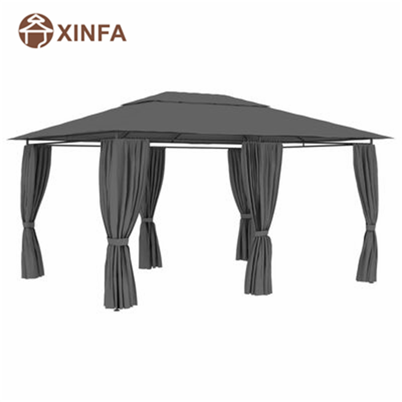 Aluminubracket Backyard Pop Up BBQ Pergolas et gazebos extérieur avec rideaux