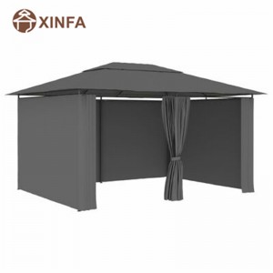 Aluminubracket Backyard Pop Up BBQ Pergolas et gazebos extérieur avec rideaux