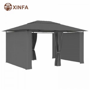 Aluminubracket Backyard Pop Up BBQ Pergolas et gazebos extérieur avec rideaux