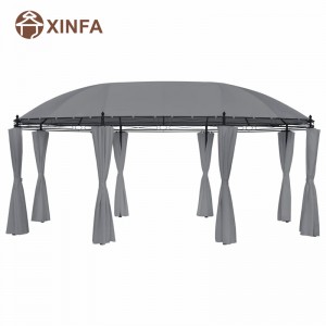Jardin Arches Gazebo Aluminium Pergola Gazebo Outdoor Aluminium Luxury Outdoor Tente pour la fête