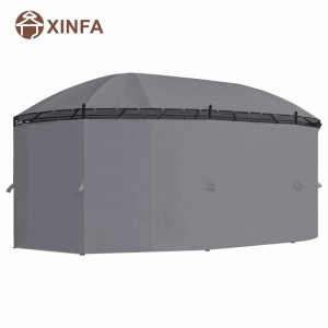 Jardin Arches Gazebo Aluminium Pergola Gazebo Outdoor Aluminium Luxury Outdoor Tente pour la fête