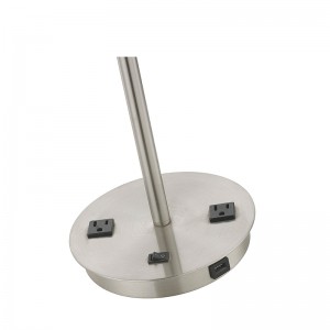 Lampe de table de table denuit à deux lumières à la salle d\'hôtes