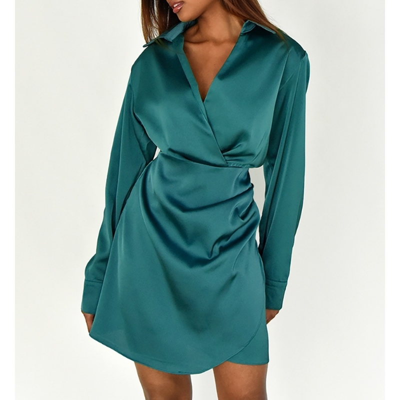 Robe de jupe A-Line Satin de haute qualité