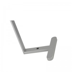 Lampe de table de chevet en métal de style simple avec un mini interrupteur à bascule à la salle d\'or