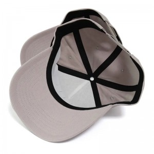 Logo personnalisé Flat Bill Block Baby Kids Kids 6 Panneau Toddler Snapback Gorras Blank Hats Snacks Cap